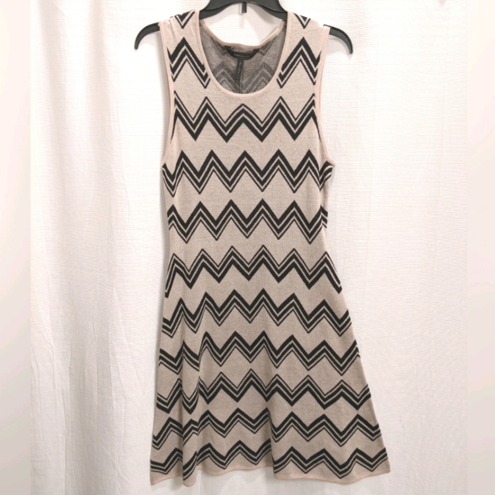 BCBG Max Azria Chevron Tank Dress